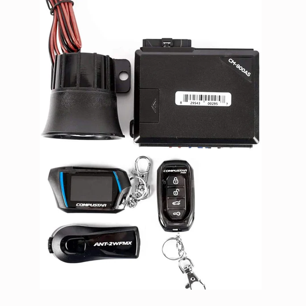 Compustar CS7900-AS All-in-One 2-Way 3000 Feet Range Alarm/Starter Bundle
