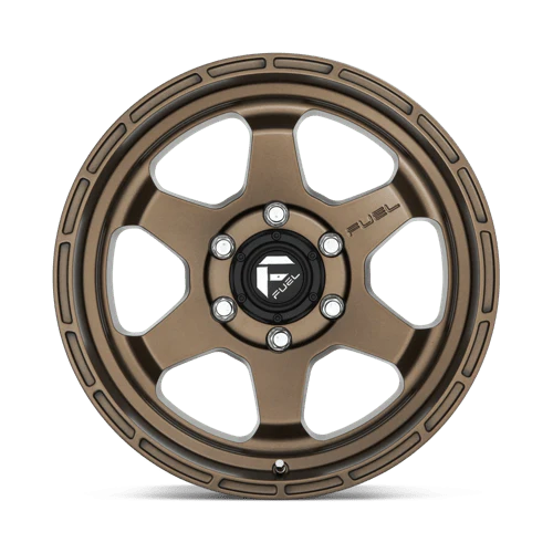 Fuel Off-Road Wheels D666 SHOK Matte Bronze Wheels 17x9 +1 6x139.7 106.1mm