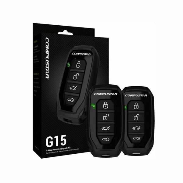 Compustar RF-1WG15-AP 1-Way Rf Kit Transmitter, 2-4-Button Remotes 2000 Feet Range