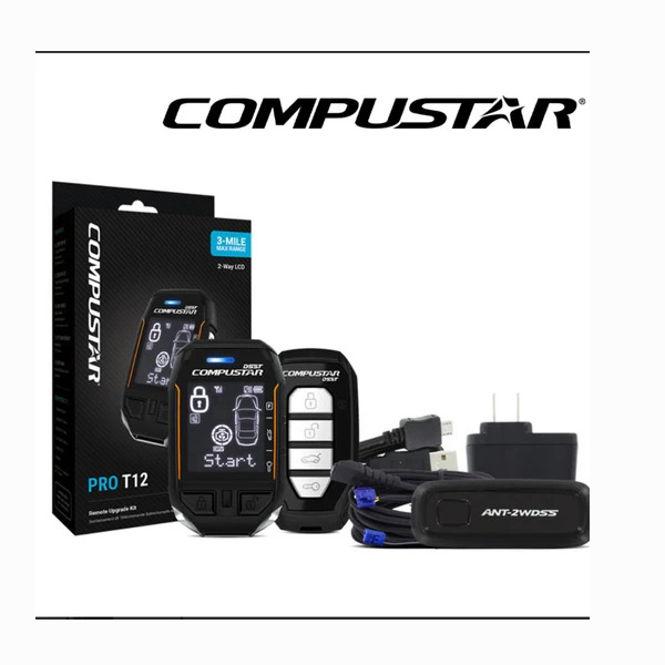 Compustar RF-2WT12-SS Prime T12 3-Mile Range, 2-Way Remote Kit